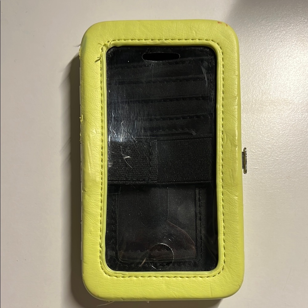 Yellow Phone Wallet Case for iPhone 5/5s